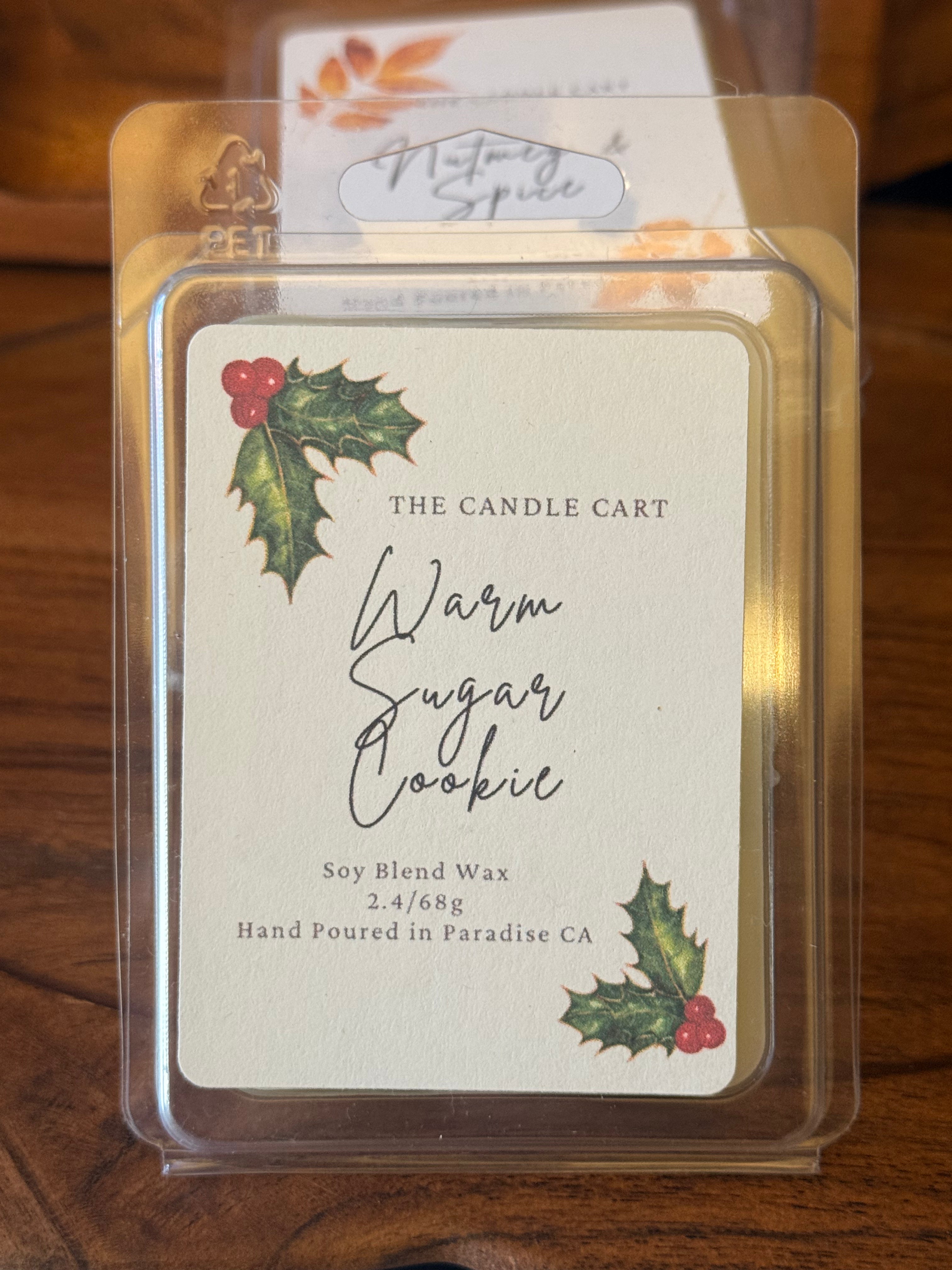 Warm Sugar Cookie: Milk•Butter•Sugar•Vanilla•Spices